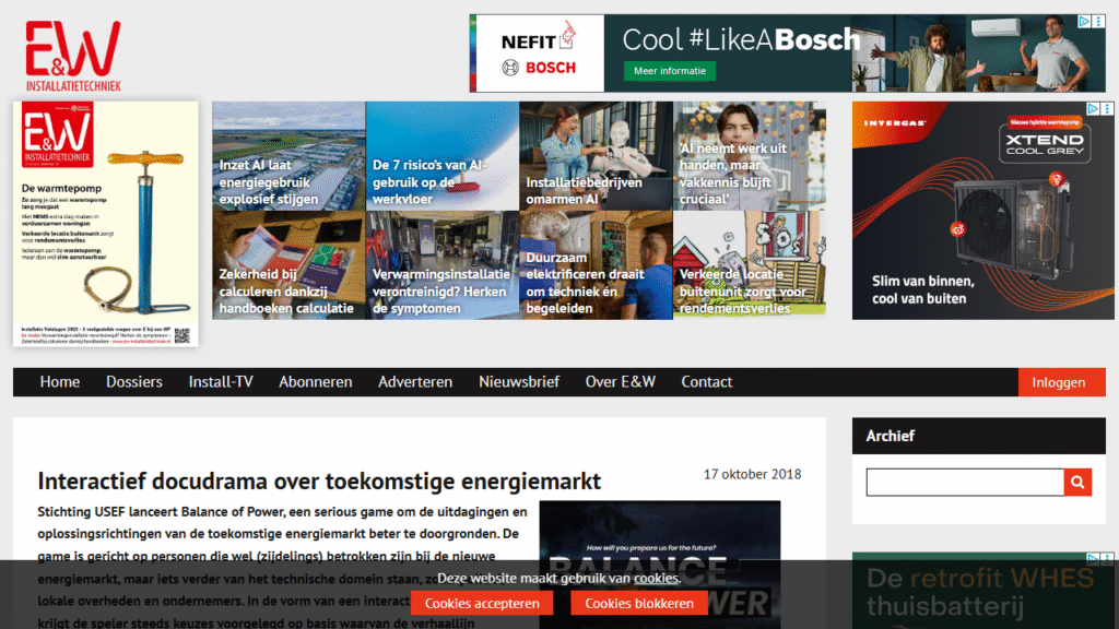 Interactief docudrama over toekomstige energiemarkt