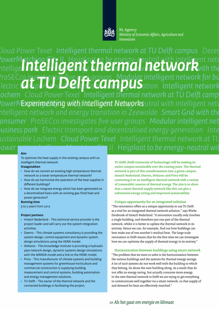 Thermalnetworkdelft 2012